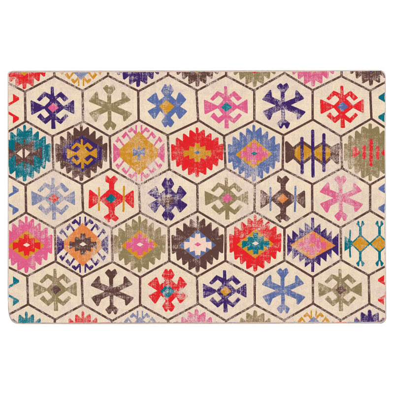 Covor lavabil, multicolor, 120x180 cm