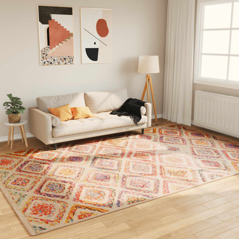 Covor lavabil, multicolor, 190x300 cm