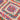 Covor lavabil, multicolor, Ø 120 cm