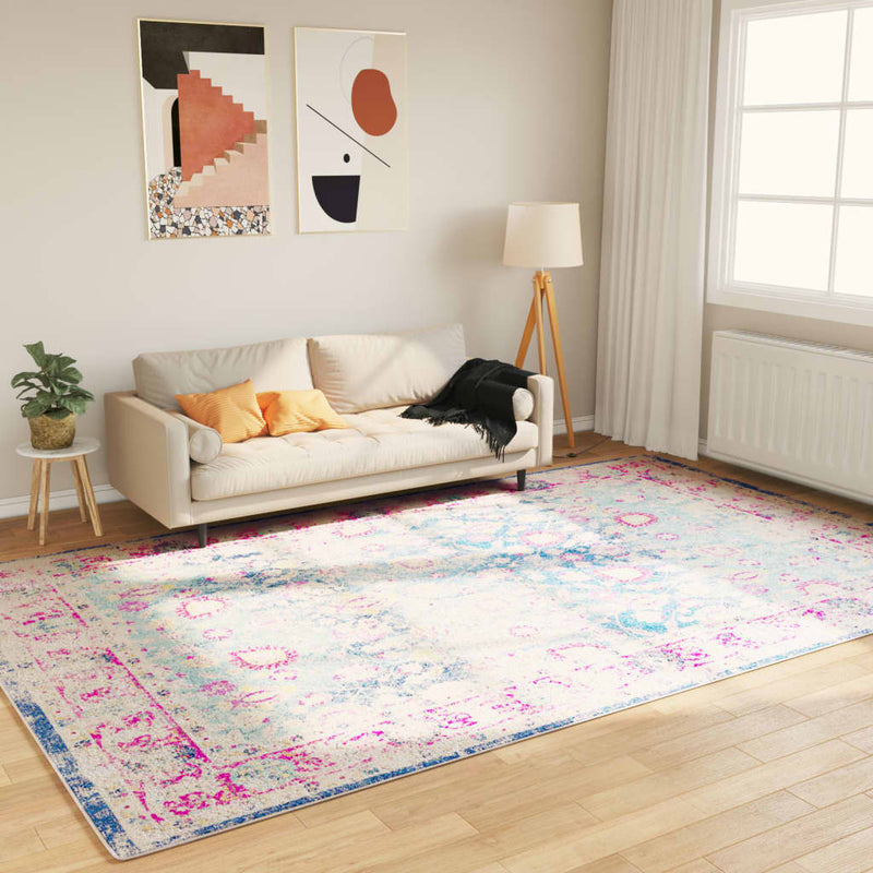 Covor lavabil, multicolor, 190x300 cm