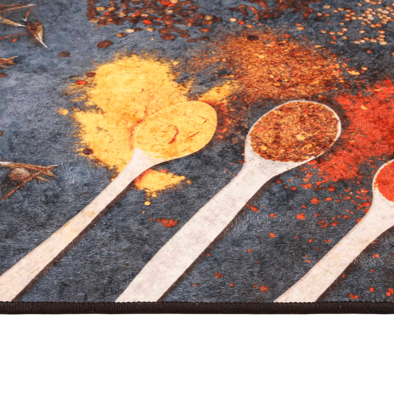 Covor bucătărie, multicolor, 60x180 cm, lavabil