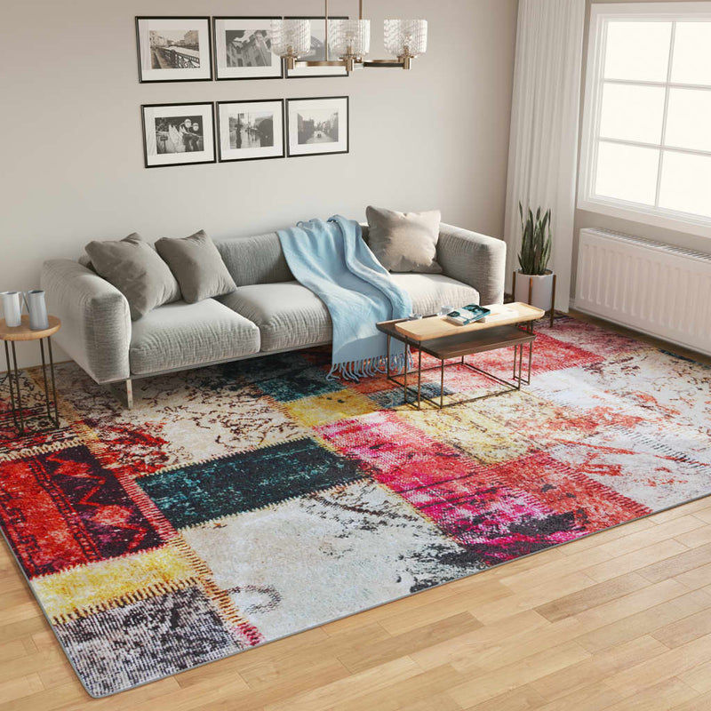 Covor lavabil, multicolor, 400x300 cm