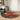 Covor lavabil, multicolor, Ø 200 cm, anti-alunecare