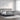Cadru pat cu tăblie 200x200 cm, gri, lemn masiv