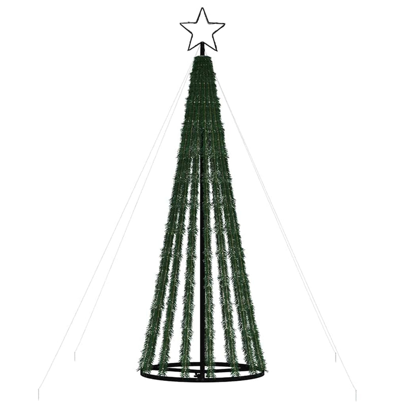 Pom de Crăciun LED 275 LED-uri colorate 180 cm