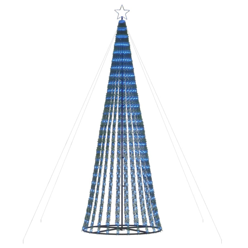 Pom de Crăciun LED 688 LED-uri Albastru 300 cm