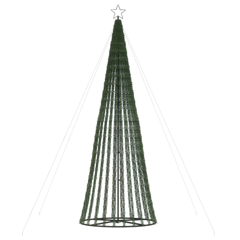 Pom de Crăciun LED 688 LED-uri Albastru 300 cm