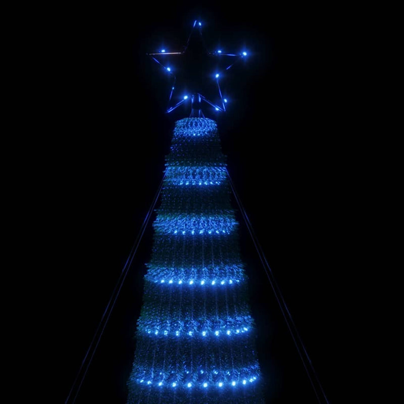 Pom de Crăciun LED 688 LED-uri Albastru 300 cm