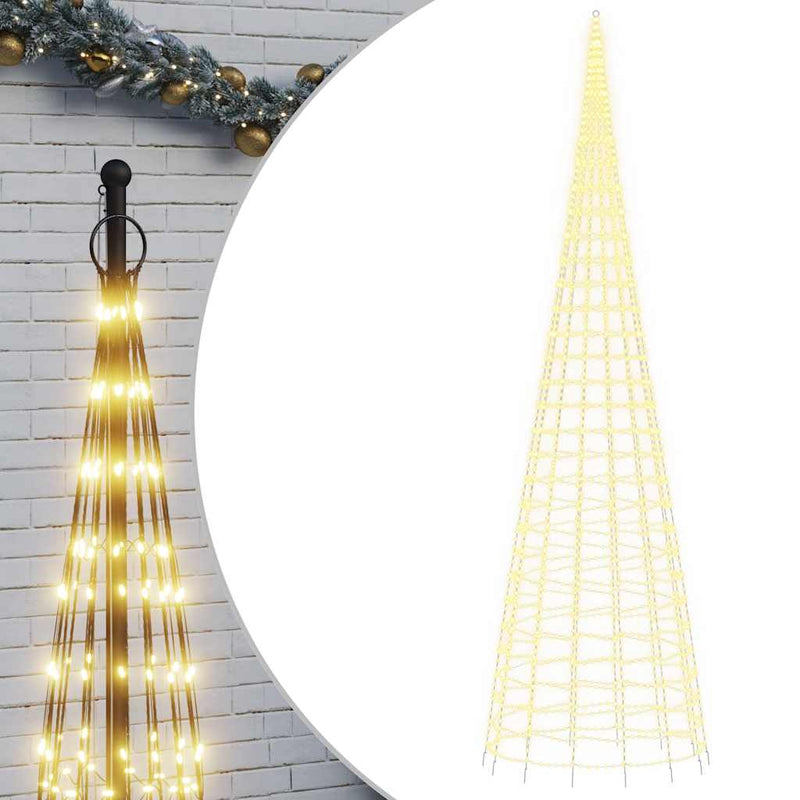Pom de Crăciun LED 3000 LED-uri Alb Cald 800 cm
