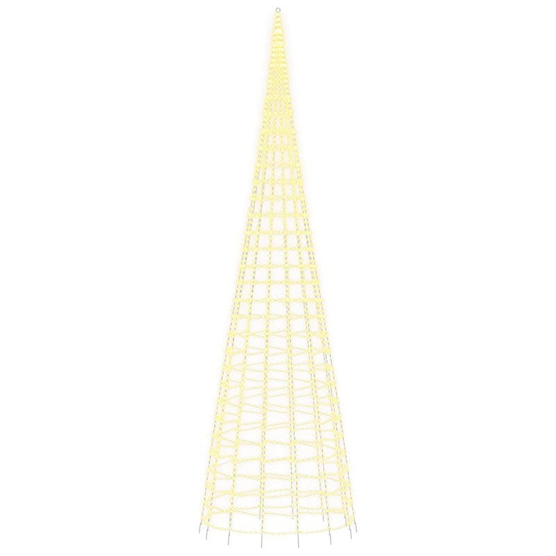 Pom de Crăciun LED 3000 LED-uri Alb Cald 800 cm