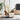 Scaun rabatabil cu suport pentru picioare crem material textil