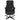Scaun rabatabil cu taburet, negru, material textil