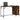 Birou, stejar fumuriu, 131x48x75 cm, lemn prelucrat