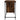 Birou, stejar fumuriu, 131x48x75 cm, lemn prelucrat