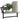 Rafturi de perete cu bare, 2 buc., gri sonoma, 40x25x30 cm