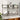 Set rafturi perete cu bare, 4 buc., gri sonoma, lemn prelucrat