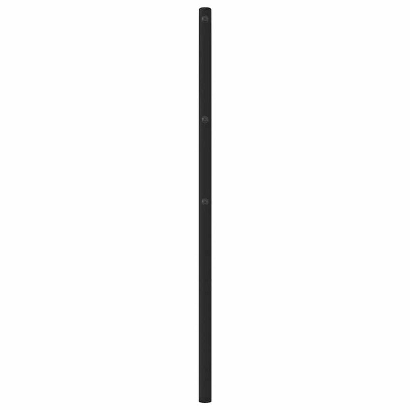 Tăblie de pat de schimb metalică, negru, 75 cm