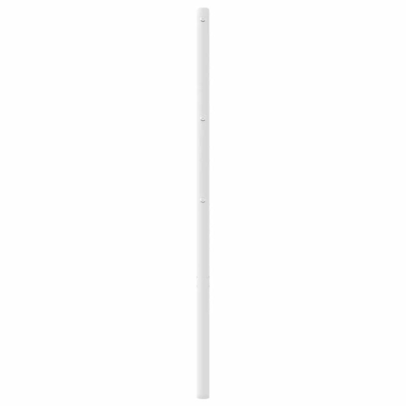 Tăblie de pat de schimb metalică, alb, 75 cm