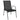 Set mobilier de grădină, 5 piese, negru, oțel și textilenă