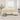 Canapea cu 3 locuri cu taburet, crem, 180 cm, material textil