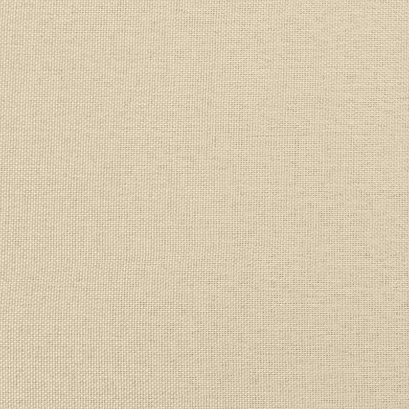 Fotoliu canapea cu taburet, crem, 60 cm, material textil