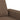 Fotoliu canapea cu taburet, maro, 60 cm, material textil