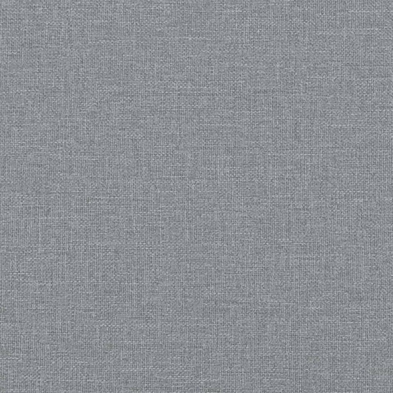 Set de canapele cu perne, 3 piese, gri deschis, textil