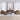 Set de canapele cu perne, 4 piese, maro, textil