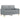 Set de canapele cu perne, 3 piese, gri deschis, textil