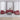 Set canapea cu perne, 3 piese, roșu vin, material textil