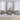 Set de canapele cu perne, 3 piese, gri taupe, textil