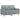 Set de canapele cu perne, 4 piese, gri deschis, material textil