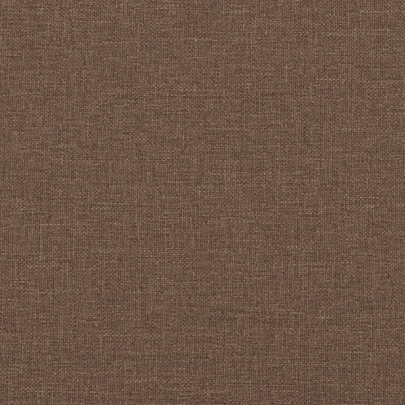Set de canapele cu perne, 2 piese, maro, textil