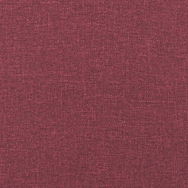 Set canapea cu perne, 2 piese, roșu vin, material textil