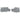 Set de canapele cu perne, 2 piese, gri deschis, material textil