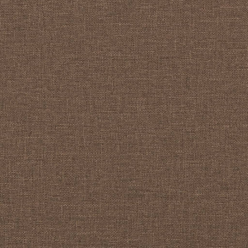 Set de canapele cu perne, 2 piese, maro, textil