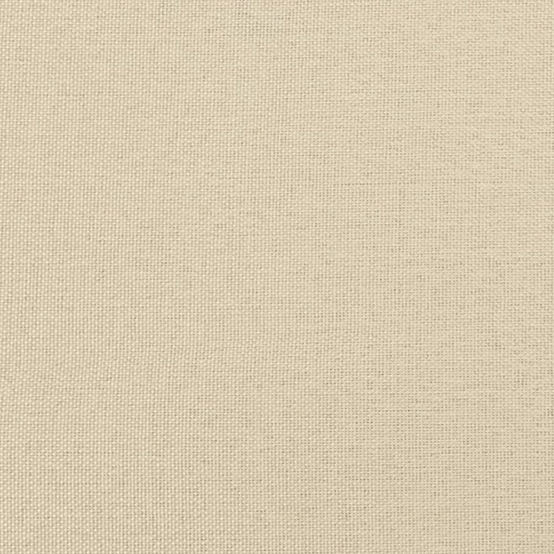 Set de canapele cu perne, 3 piese, crem, textil