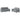 Set de canapele cu perne, 2 piese, gri deschis, textil