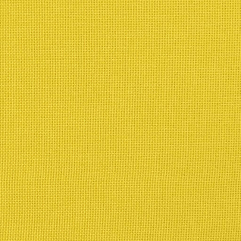 Set de canapele cu perne, 2 piese, galben deschis, textil