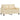 Set de canapele cu perne, 3 piese, crem, textil