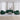 Set de canapele cu perne, 3 piese, verde închis, catifea