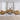 Set de canapele cu perne, 3 piese, maro, catifea