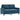 Set de canapele cu perne, 3 piese, albastru, catifea
