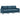 Set de canapele cu perne, 3 piese, albastru, catifea