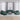 Set de canapele cu perne, 4 piese, verde închis, catifea