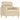 Set de canapele cu perne, 4 piese, crem, textil