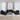 Set de canapele cu perne, 4 piese, negru, textil
