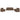 Set de canapele cu perne, 3 piese, maro, textil