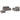 Set de canapea cu perne, 3 piese, gri taupe, material textil