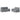Set de canapele cu perne, 2 piese, gri deschis, material textil
